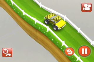 Itsy Cars lets you build your very own racetrack.